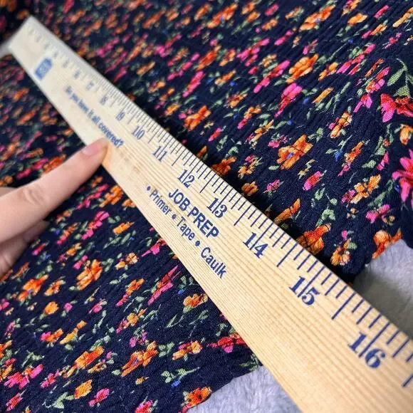 Anthropologie Lost + Wander Maxi Dress Womens M Floral Smocked Bloomcore Fall - Picture 5 of 9